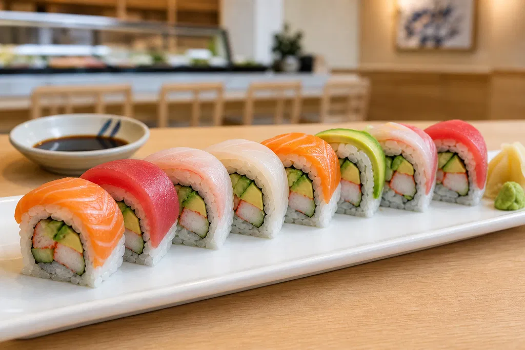 Rainbow Roll (8 pcs)